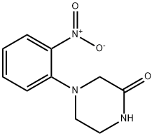 4-(2-니트로페닐)-2-피페라지논 구조식 이미지