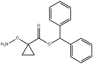 benzhydryl1-(aminooxy)cyclopropane-1-carboxylate 구조식 이미지