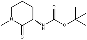 (S)-tert-butyl (1-methyl-2-oxopiperidin-3-yl)carbamate Structure