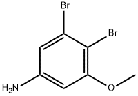 3,4-Dibromo-5-methoxyaniline 구조식 이미지