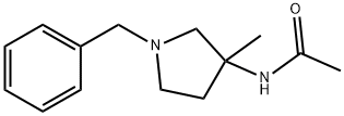 N-(1-benzyl-3-methylpyrrolidin-3-yl)acetamide 구조식 이미지