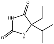 5-ethyl-5-isopropylimidazolidine-2,4-dione Structure