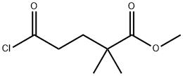 methyl 5-chloro-2,2-dimethyl-5-oxopentanoate Structure