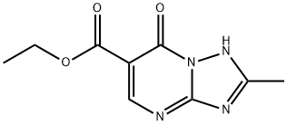 ethyl 1,7-dihydro-2-methyl-7-oxo-[1,2,4]triazolo[1,5-a]pyrimidine-6-carboxylate Structure