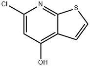 6-Chlorothieno[2,3-b]pyridin-4-ol 구조식 이미지