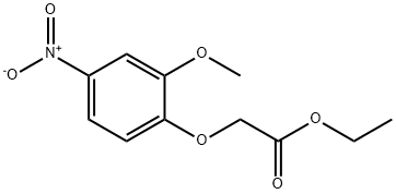 ethyl 2-(2-methoxy-4-nitrophenoxy)acetate Structure