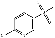 2-클로로-5-(메틸설포닐)피리딘 구조식 이미지