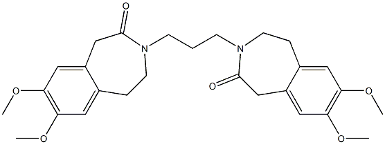  3,3'-(propane-1,3-diyl)bis(7,8-dimethoxy-1,3,4,5-tetrahydro-2H-benzo[d]azepin-2-one)