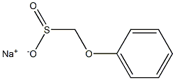 Sodium 1-Phenoxy-methanesulfinate 구조식 이미지