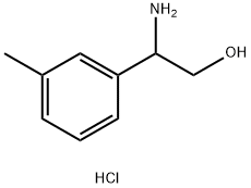 2-AMINO-2-(3-METHYLPHENYL)ETHAN-1-OL HCL 구조식 이미지