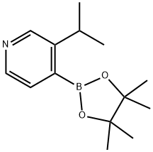 3-Isopropylpyridine-4-boronic acid pinacol ester Structure