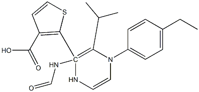 isopropyl 4-(4-ethylphenyl)-2-(pyrazine-2-carboxamido)thiophene-3-carboxylate Structure