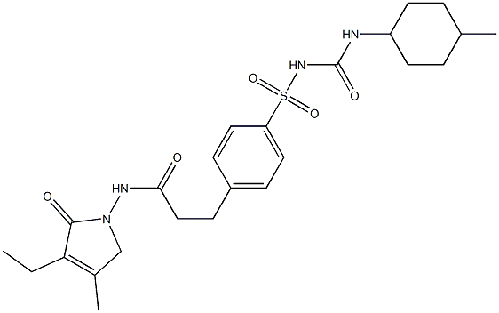 Glimepiride impurity Structure