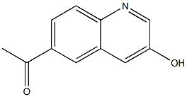 1-(3-hydroxyquinolin-6-yl)ethanone Structure