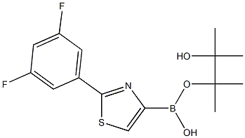 2-(3,5-Difluorophenyl)thiazole-4-boronic acid pinacol ester Structure