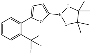 5-(2-Trifluoromethylphenyl)furan-2-boronic acid pinacol ester Structure