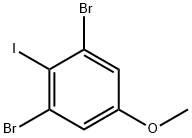 1,3-Dibromo-2-iodo-5-methoxy-benzene Structure