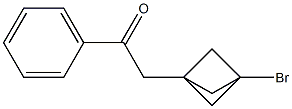 2-{3-bromobicyclo[1.1.1]pentan-1-yl}-1-phenylethan-1-one Structure