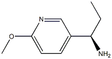 (1R)-1-(6-METHOXY(3-PYRIDYL))PROPYLAMINE Structure