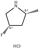 (2R,4S)-4-FLUORO-2-METHYLPYRROLIDINE HCL Structure