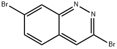 3,7-DIBROMOCINNOLINE 구조식 이미지