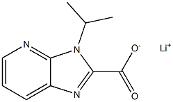 Lithium 3-isopropyl-3H-imidazo[4,5-b]pyridine-2-carboxylate 구조식 이미지