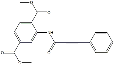 dimethyl 2-(3-phenylpropiolamido)terephthalate 구조식 이미지