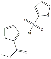 methyl 3-(thiophene-2-sulfonamido)thiophene-2-carboxylate Structure