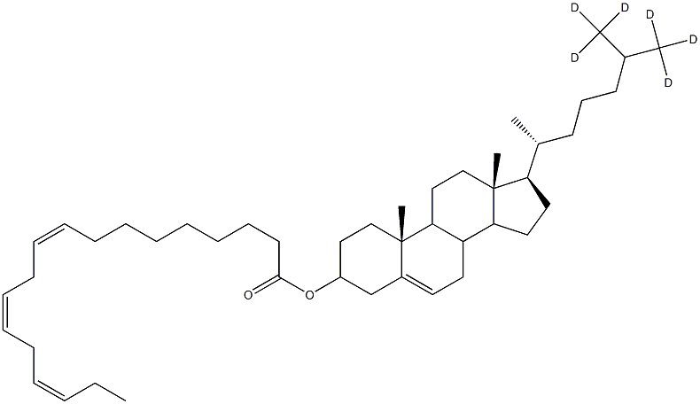 Cholesteryl-26,26,26,27,27,27-d6 linolenate
		
	 Structure