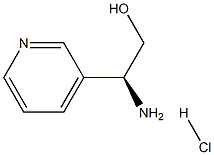 (S)-2-amino-2-(pyridin-3-yl)ethanol hydrochloride Structure