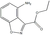 4-Aminobenzisoxazole-3-carboxylic acid ethyl ester Structure