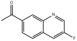 1-(3-fluoroquinolin-7-yl)ethanone 구조식 이미지
