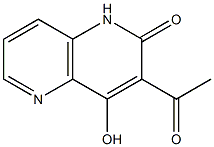 3-acetyl-4-hydroxy-1,5-naphthyridin-2(1H)-one Structure