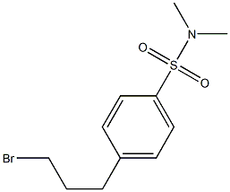 4-(3-bromopropyl)-N,N-dimethylbenzenesulfonamide Structure