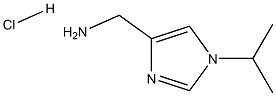 (1-Isopropyl-1H-imidazol-4-yl)methanamine hydrochloride 구조식 이미지