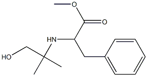 methyl 2-[(1-hydroxy-2-methylpropan-2-yl)amino]-3-phenylpropanoate Structure