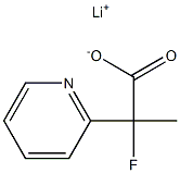 Lithium 2-fluoro-2-(pyridin-2-yl)propanoate 구조식 이미지