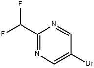 5-bromo-2-(difluoromethyl)pyrimidine Structure