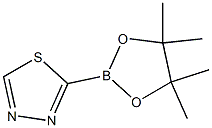 2-(4,4,5,5-tetramethyl-1,3,2-dioxaborolan-2-yl)-1,3,4-thiadiazole 구조식 이미지