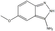 5-Methoxy-2H-indazol-3-ylamine 구조식 이미지