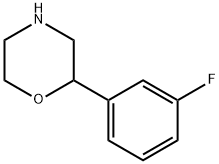 2-(3-Fluorophenyl)morpholine 구조식 이미지