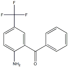 (2-amino-5-(trifluoromethyl)phenyl)(phenyl)methanone Structure