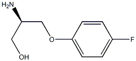 (R)-2-amino-3-(4-fluorophenoxy)propan-1-ol 구조식 이미지