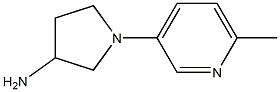 1-(6-methylpyridin-3-yl)pyrrolidin-3-amine Structure