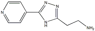 2-(5-(pyridin-4-yl)-4H-1,2,4-triazol-3-yl)ethanamine 구조식 이미지
