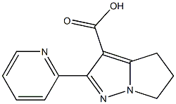 2-(pyridin-2-yl)-5,6-dihydro-4H-pyrrolo[1,2-b]pyrazole-3-carboxylic acid 구조식 이미지