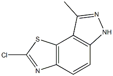 2-chloro-8-methyl-6H-thiazolo[5,4-e]indazole 구조식 이미지