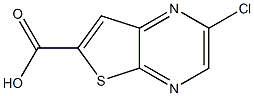 2-chlorothieno[2,3-b]pyrazine-6-carboxylic acid 구조식 이미지
