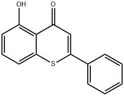 5-hydroxy-2-phenyl-4H-thiochromen-4-one 구조식 이미지