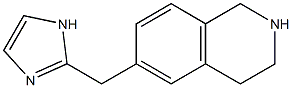 6-((1H-imidazol-2-yl)methyl)-1,2,3,4-tetrahydroisoquinoline Structure